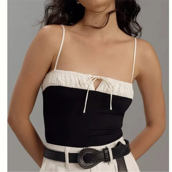 Reformation Black & White Tank Top – Women’s XL – NWT - Picture 3 of 8